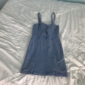 Jean bodycon dress